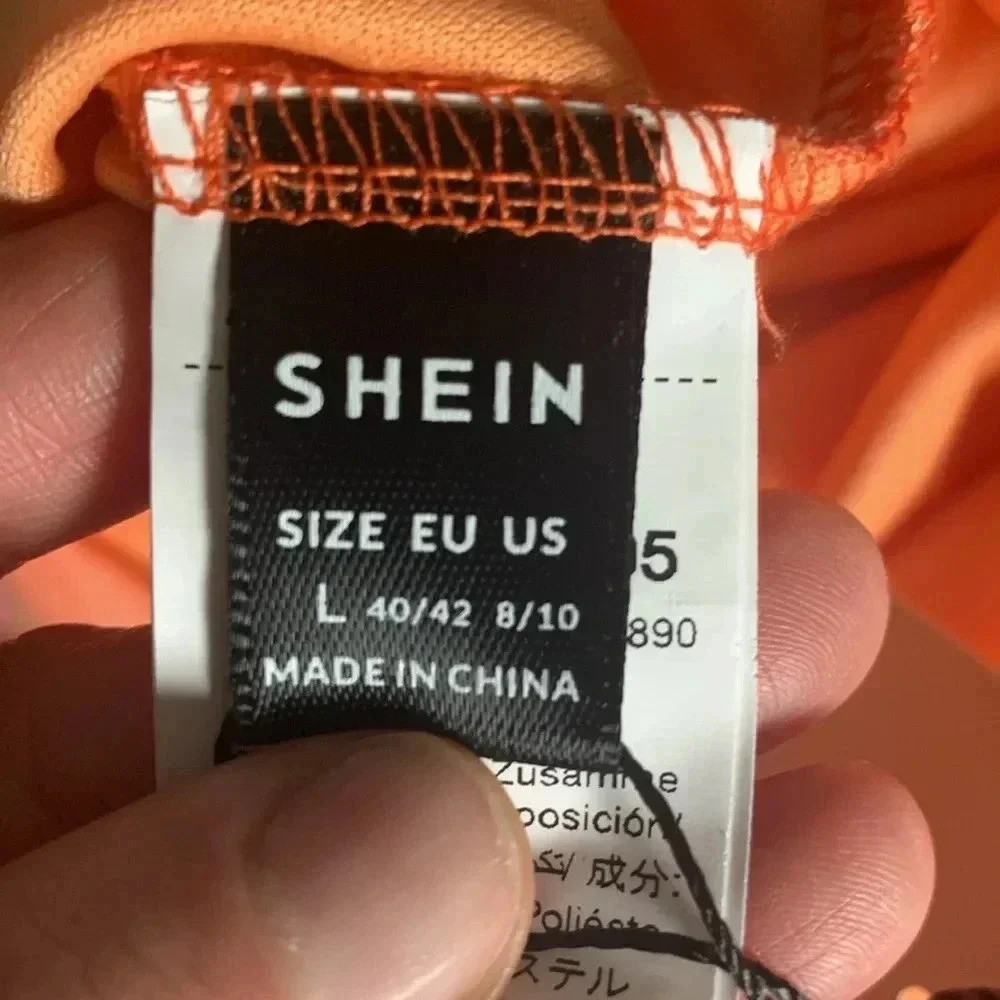 SHEIN Bae strapless dress/swim, cover-up NWT, size large - Picture 9 of 12
